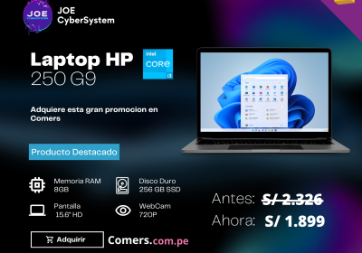 Laptop HP Core i3 250 G9