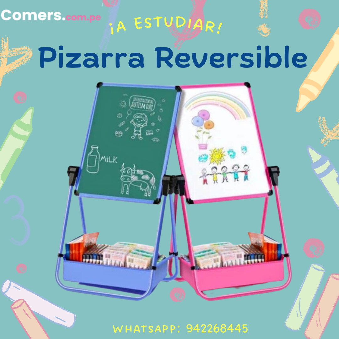 Pizarra para niños shops reversible